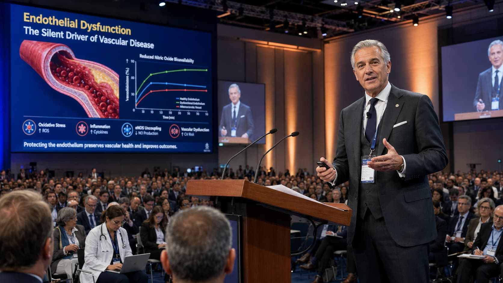 Medical conference stage in Munich
